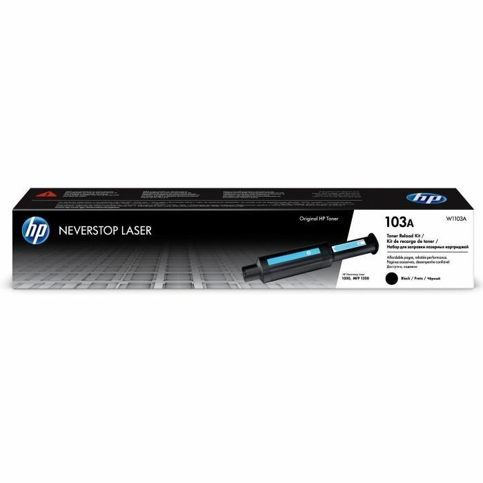 Заправочный комплект тонера HP Neverstop Laser 103A, черный / 2500 страниц (W1103A)