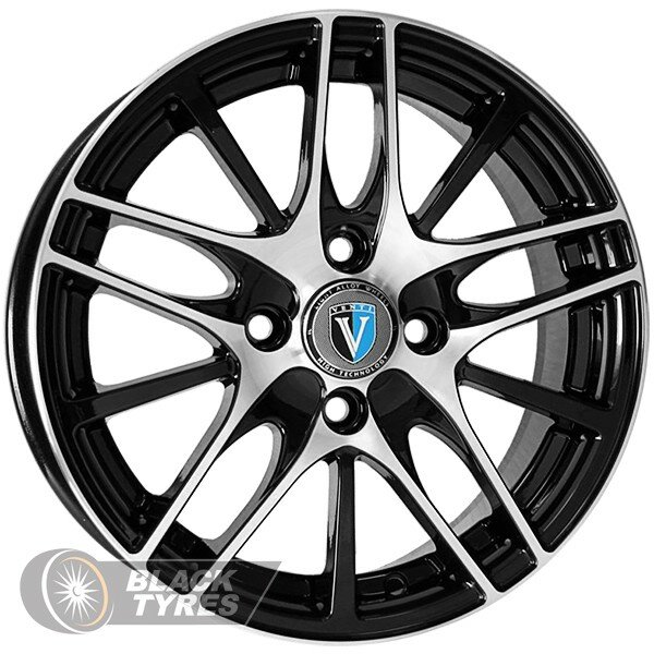 Литой диск Venti 1506 6x15/4x100 D54.1 ET45, Черные