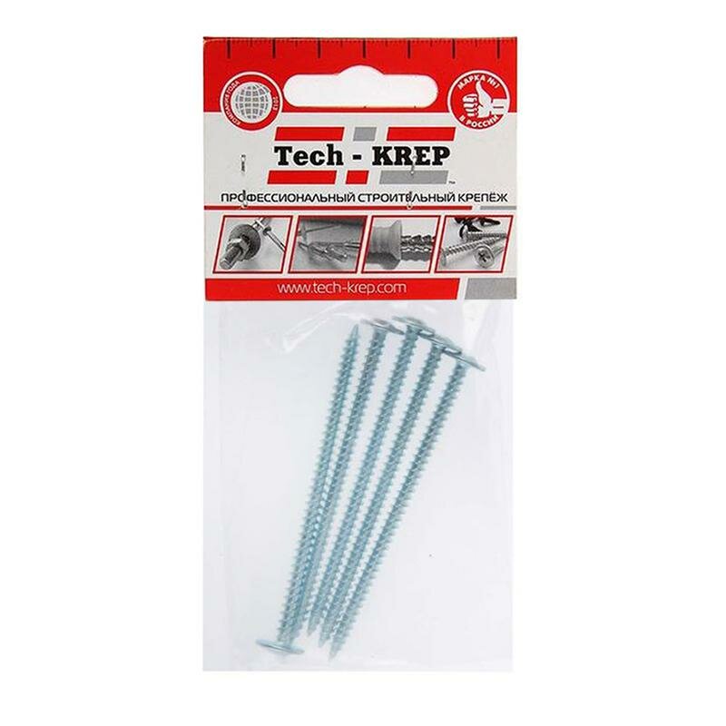 фото Саморез для тонкого метал. листа со сверлом 4.2х19 (уп.15шт) пакет Tech-Krep 102399 ( 3 упак.)