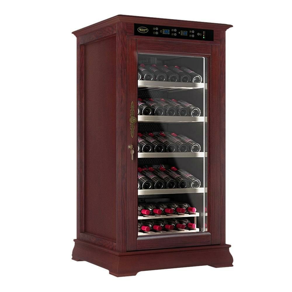 Винный шкаф на 66 бутылок Cold Vine Classic C66-WM1 махагон