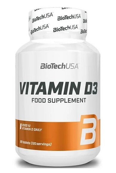 BioTech Vitamin D3 (120 таб)