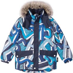 Куртка LASSIE 721759-6963 Jacket, Steffan для мальчика, цвет синий, размер 122