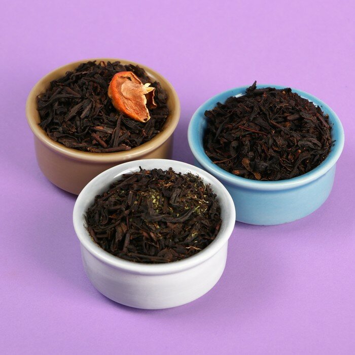 Набор чая «Скорая помощь», вкусы: мята, груша, бергамот, 150 г (3 шт. x 50 г.) - фотография № 3