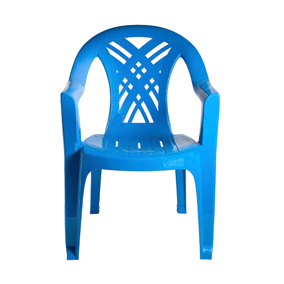 Кресло пластиковое Стандарт Пластик Престиж-2 84 x 60 x 66 см синее