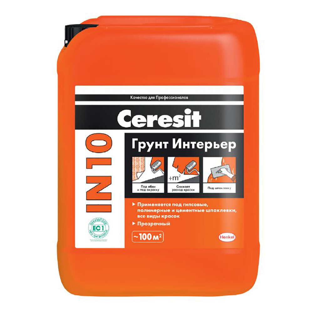 фото Грунтовка универсальная IN 10 Интерьер 5 л, 1 шт. в заказе