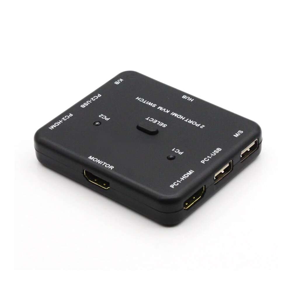 HDMI KVM-переключатель на 2 устройства, HDMI + USB, 4K/30Hz | ORIENT HS21
