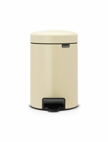 Brabantia Мусорный бак с педалью newIcon (3 л), 26.4х17х23.5 см, миндальный 113000 Brabantia