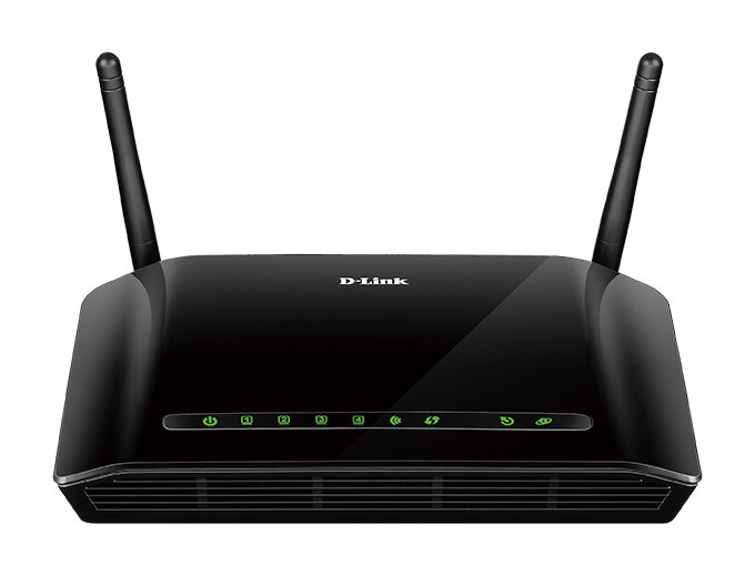 D-Link Маршрутизатор ADSL2+ с поддержкой Ethernet DSL-2740U/RA/V2A