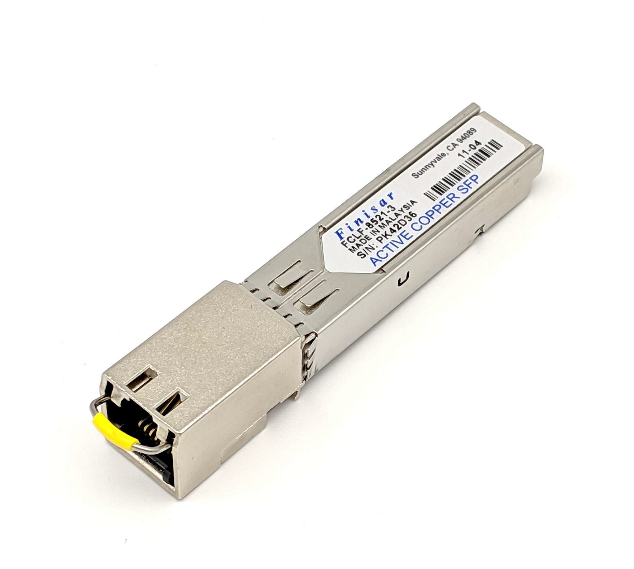 Трансивер Finisar 1250MBPS-100M-RJ45-XX-SFP FCLF-8521-3-HC