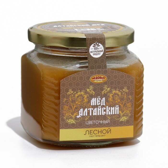 Мёд алтайский лесной, натуральный цветочный, 500 г - фотография № 2