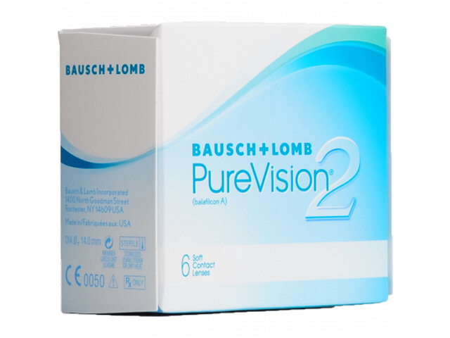 Контактные линзы Bausch & Lomb PureVision 2 HD (6 линз / 8.6 / -1.75)