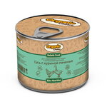 Organic Сhoice 240 г консервы для стерилизованных кошек и кастрированных котов гусь с куриной печенью - изображение