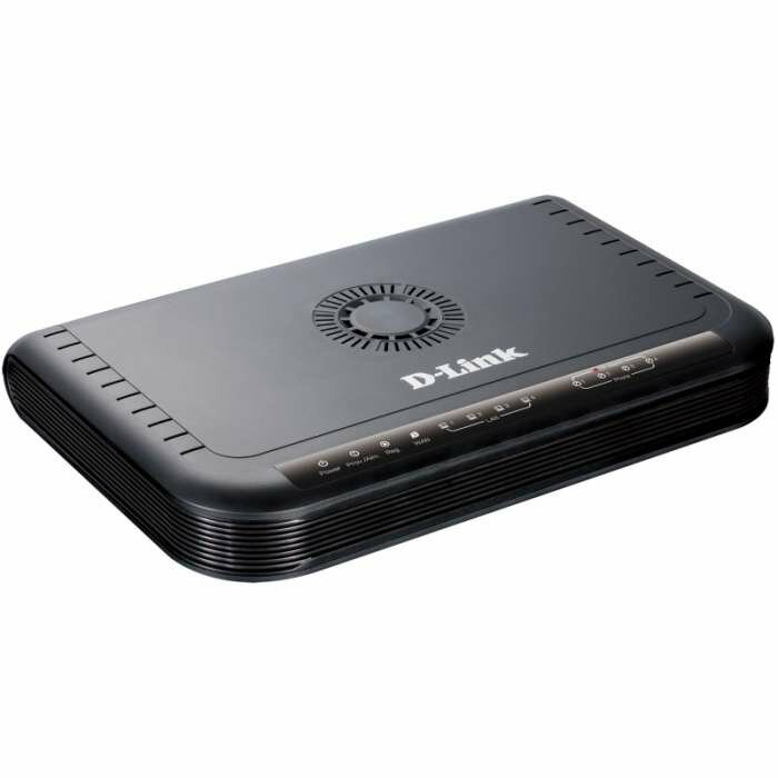  D-Link DVG-5004S/D1A, PROJ VoIP Gateway with 4 FXS ports, 1 10/100Base-TX WAN port, and 4 10/100Base-TX LAN ports.Call Control Protocol SIP, P2P connections, PPPoE, PPTP support, 802.1p Compliant and