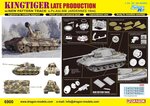 Dragon Сборная модель Kingtiger Late Production 1944 (1:35) - изображение