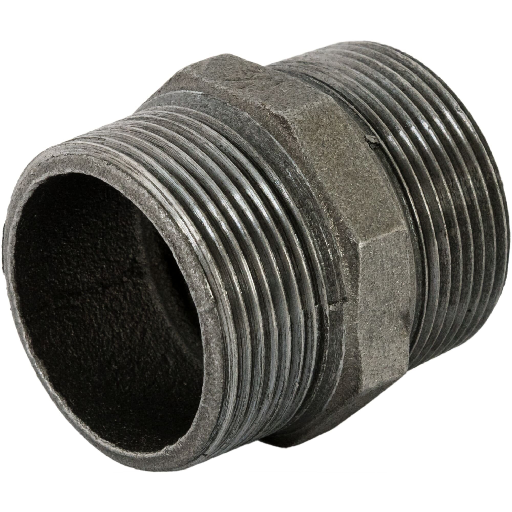 фото Ниппель 1.1/2" чугун цвет чёрный