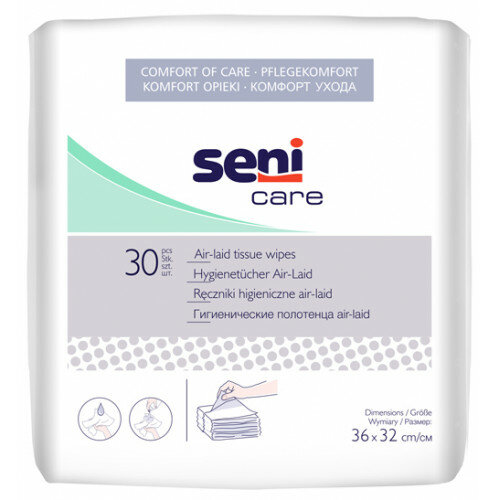 Полотенце для мытья Seni Care гигиеническое Air-Laid
