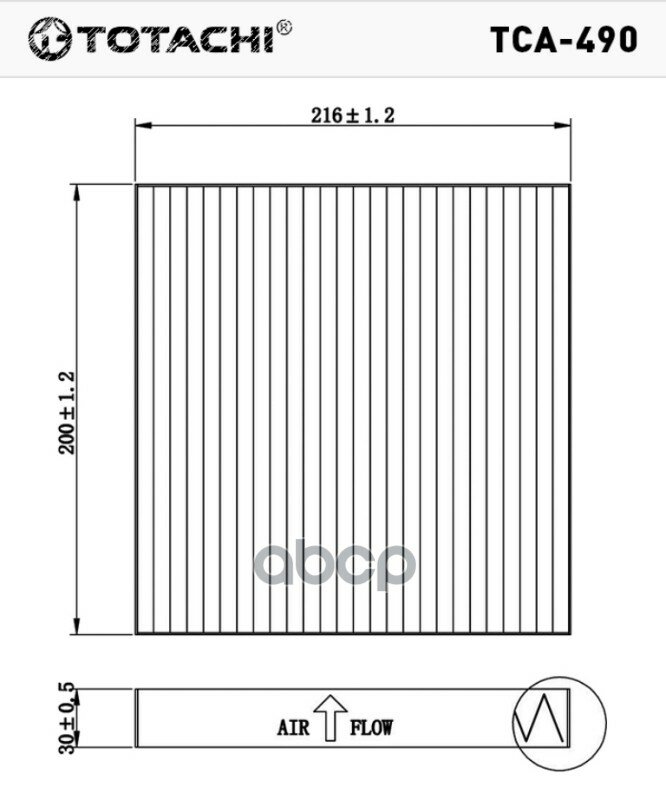 Totachi Tca-490 Vic Ac-201E/Ex Oem 7803A004 Mann Cu2141 TOTACHI арт. TCA490