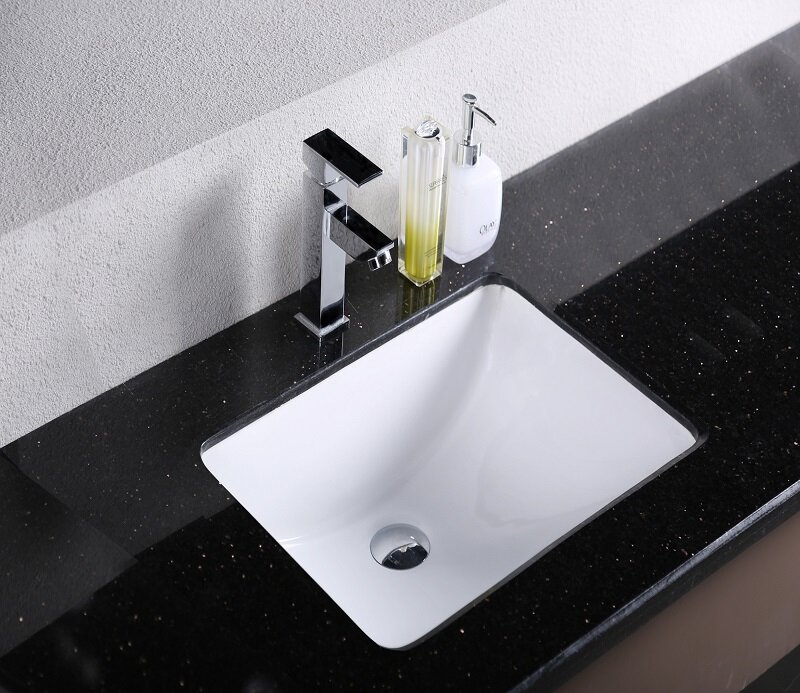 Раковина встраиваемая CeramaLux N 540F 62х40х21 см, белый