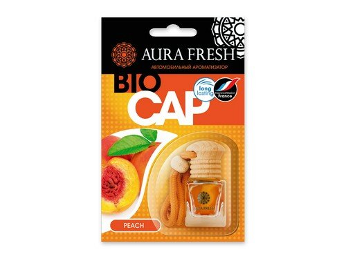 AURA FRESH Ароматизатор подвесной BioCap Peach (Aura Fresh)