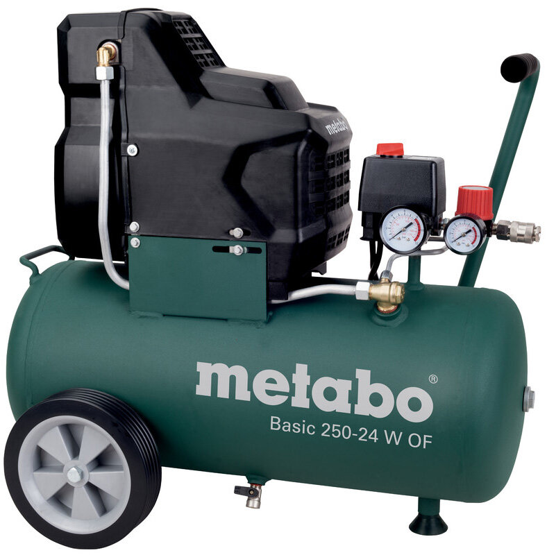 Метабо Basic 250-24 W компрессор масляный / METABO Basic 250-24 W компрессор поршневой масляный 601533000