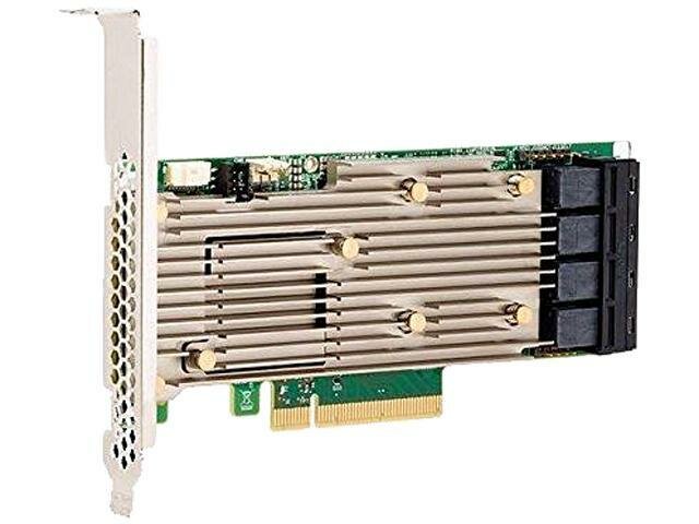 RAID LSI MegaRAID 9460-16i 05-50011-00/дисковые интерфейсы NVMe (PCIe),SAS,SATA/4x SFF8643/режимы RAID 0,1,10,5,50,6,60