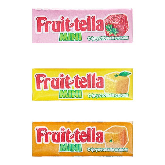 Жевательные конфеты Fruittella мини, ассорти, 11 г - фотография № 3