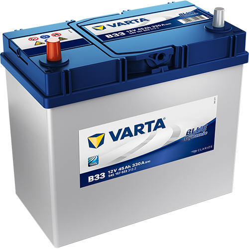 Аккумулятор автомобильный Varta Blue Dynamic B33 6СТ-45 прям. (55B24R) 238x127x225