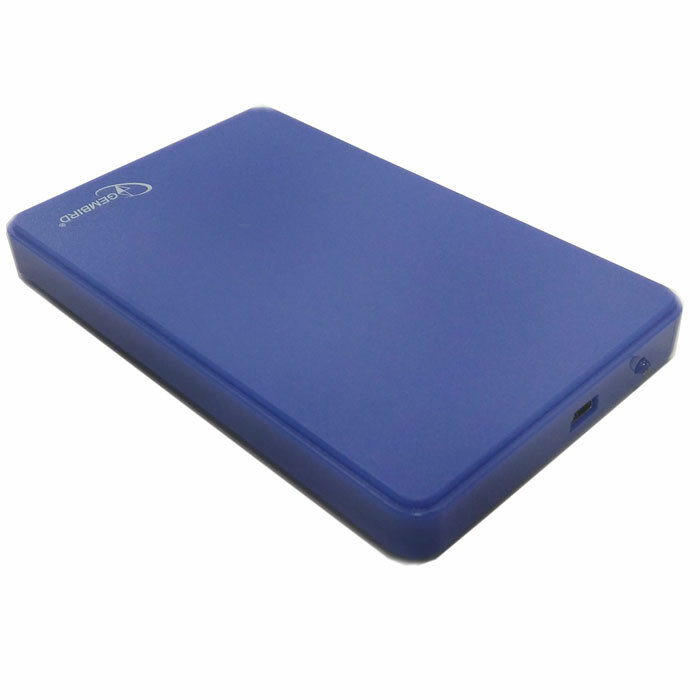 Корпус 2.5" Gembird EE2-U2S-40P-B, SATA-USB2.0 Blue