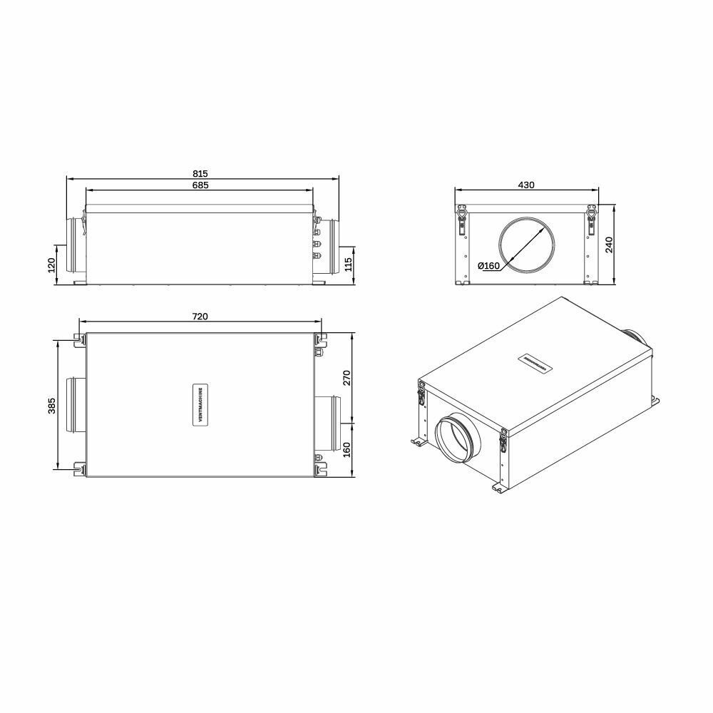 Приточная установка VentMachine Orange 600 G1 - фотография № 6