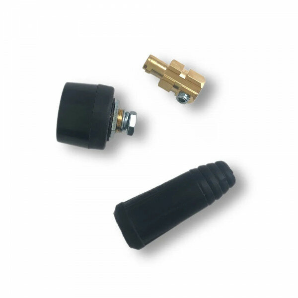 фото Кабельная вилка с панельной розеткой для сварочного аппарата DX70, 600А, SINICA, DKJ50-70