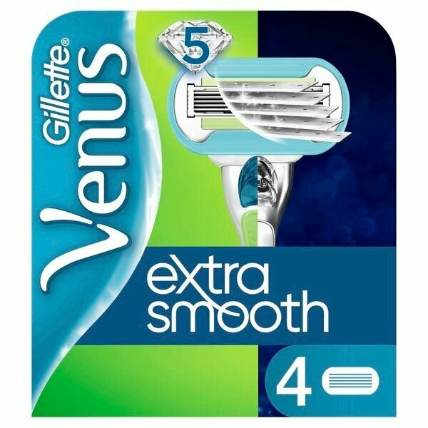 Сменные кассеты для бритвы Gillette Venus (Жиллетт Винус) Embrace, 4 шт.