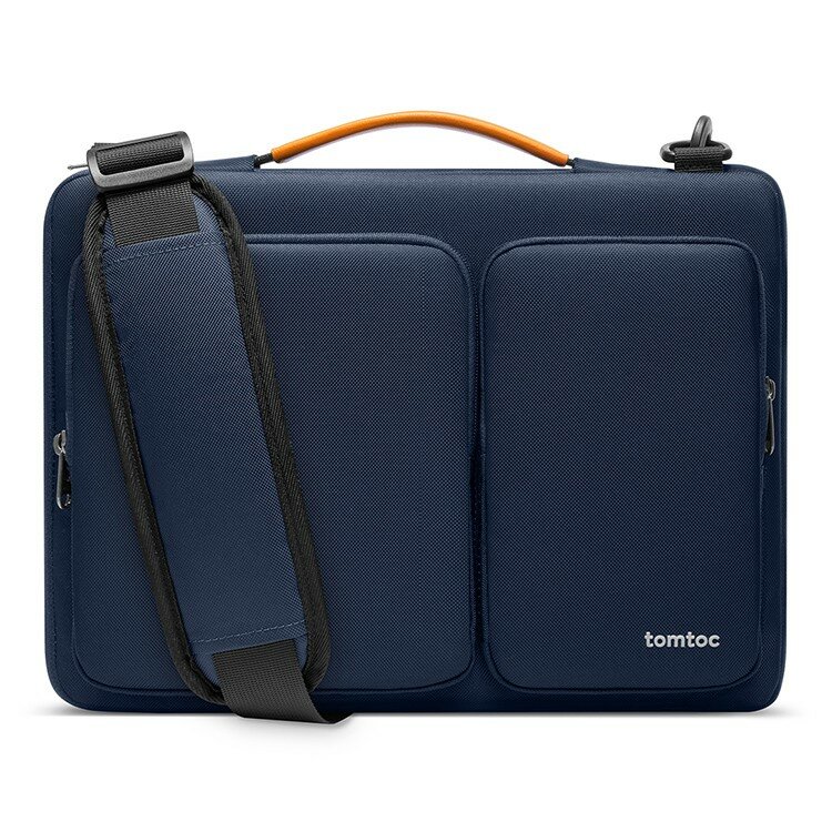 фото Сумка Tomtoc Defender Laptop Shoulder Bag A42 для ноутбуков 16" тёмно-синяя (Navy Blue)