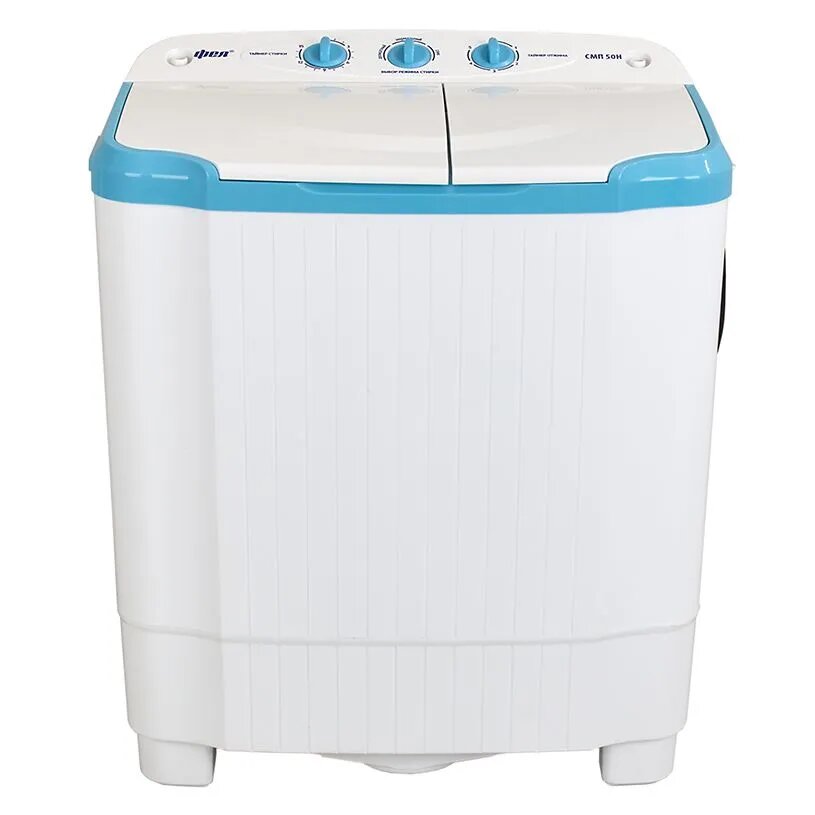 фото Стиральная машина Фея СМП 50 Н белый-голубой полуавтоматическая