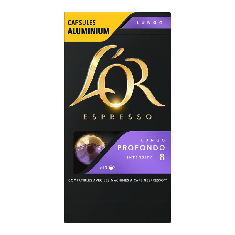 Кофе в капсулах L'OR Espresso Lungo Profondo, 10шт/уп - фотография № 1