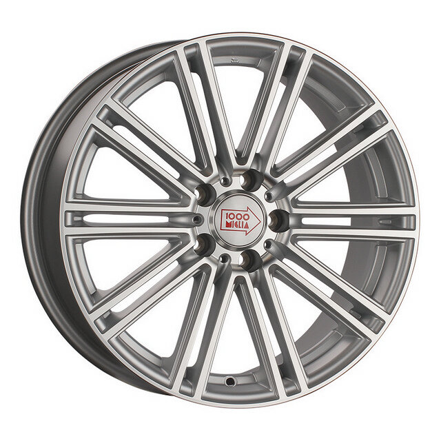 Колесный диск 1000 MIGLIA MM1005 8x18/5x112 D66.6 ET35 MATT SILVER POLISHED