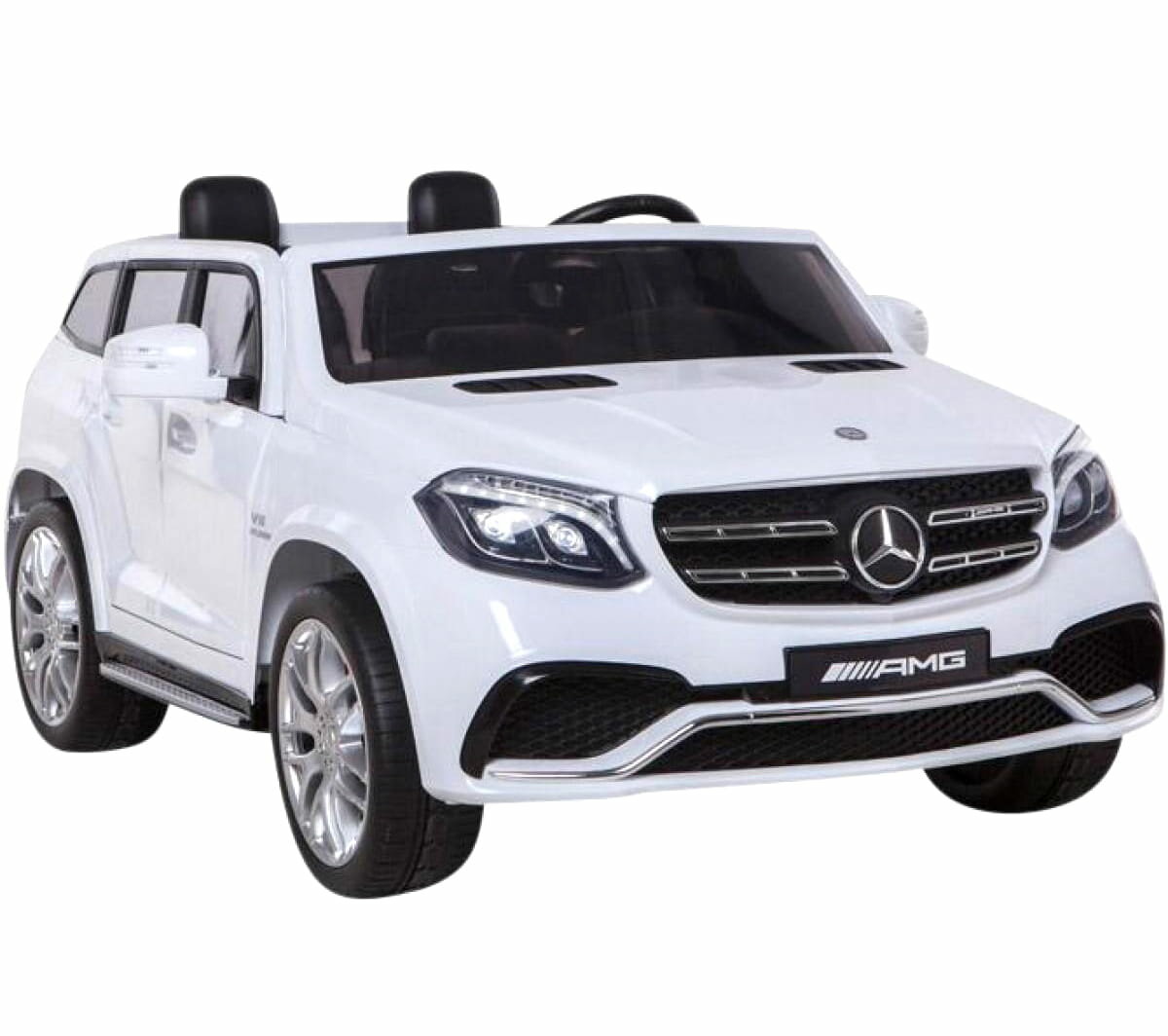 RIVERTOYS двухместный электромобиль Mercedes-Benz GLS63 4WD - белый