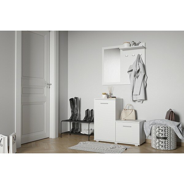 Комплект мебели для прихожей нк-мебель КП-1 Белый 71337651 FUN