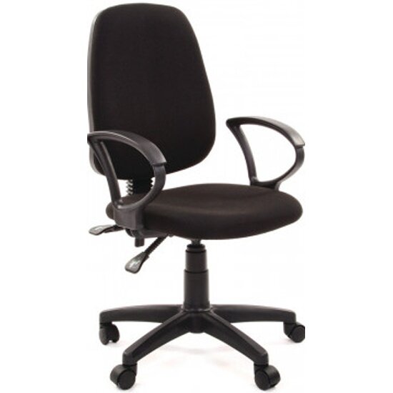 Кресло офисное Easy Chair 318 AL ткань черная, пластик