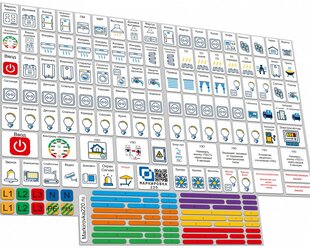 Маркировка 220 для электрических щитов до 96 мод. Набор наклеек на электрощит EL-ProMax