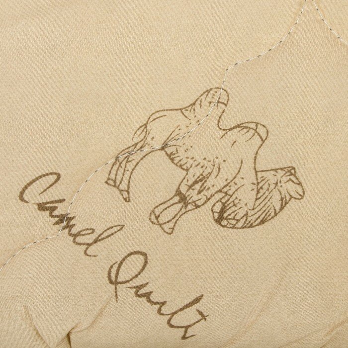Одеяло Адамас «Верблюжья шерсть», размер 200х220 ± 5 см, 300гр/м2, чехол п/э - фотография № 2