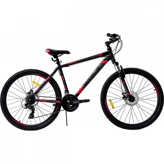 Горный (MTB) велосипед STELS Navigator 700 MD 27.5 F010 (2019) рама 19" Чёрный/красный