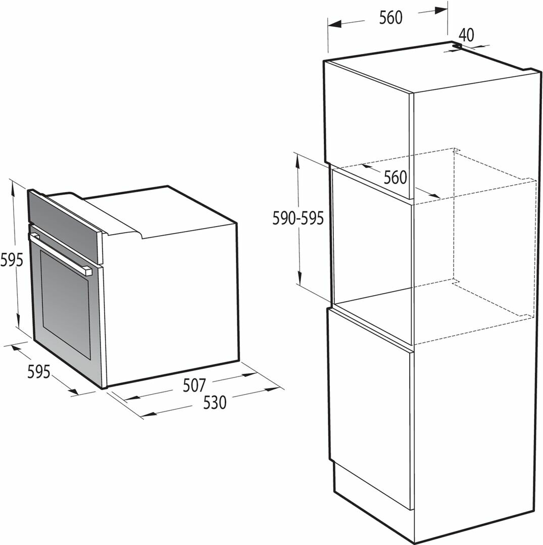 Духовой шкаф электрический GORENJE BO6725E02ABG черный - фотография № 8