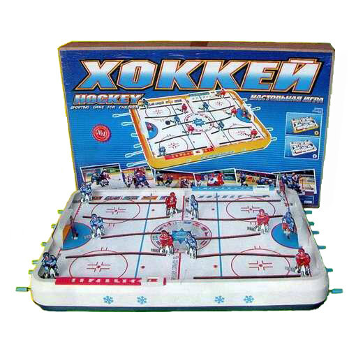 Хоккей, настольная игра Омский завод электротоваров О-1 016 ОМ-48200