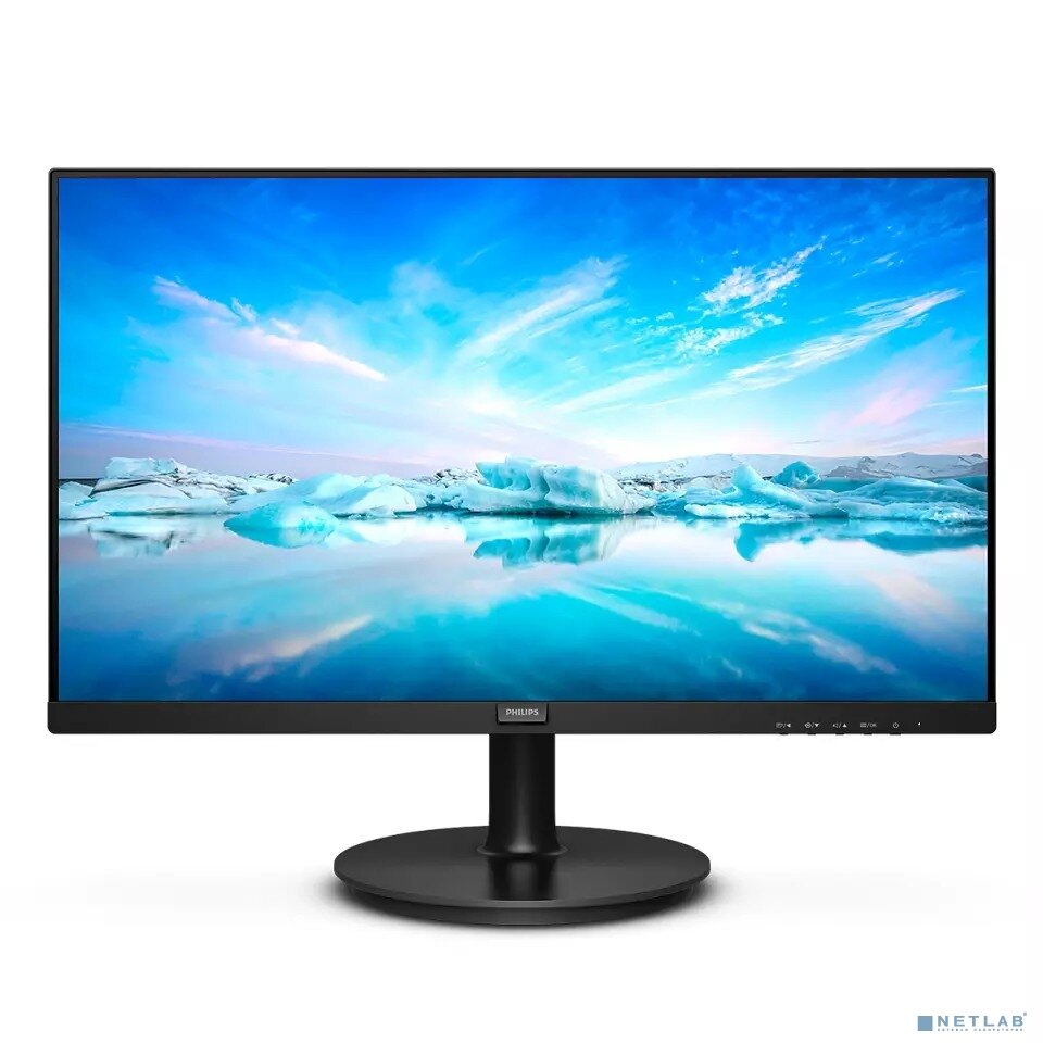 Philips Монитор LCD PHILIPS 27" 271V8LA/00(01) черный VA 1920x1080 75Hz 4ms 178/178 250cd 3000:1 8bit D-Sub HDMI1.4 AdaptiveSync AudioOut 2x2W VESA чёрный