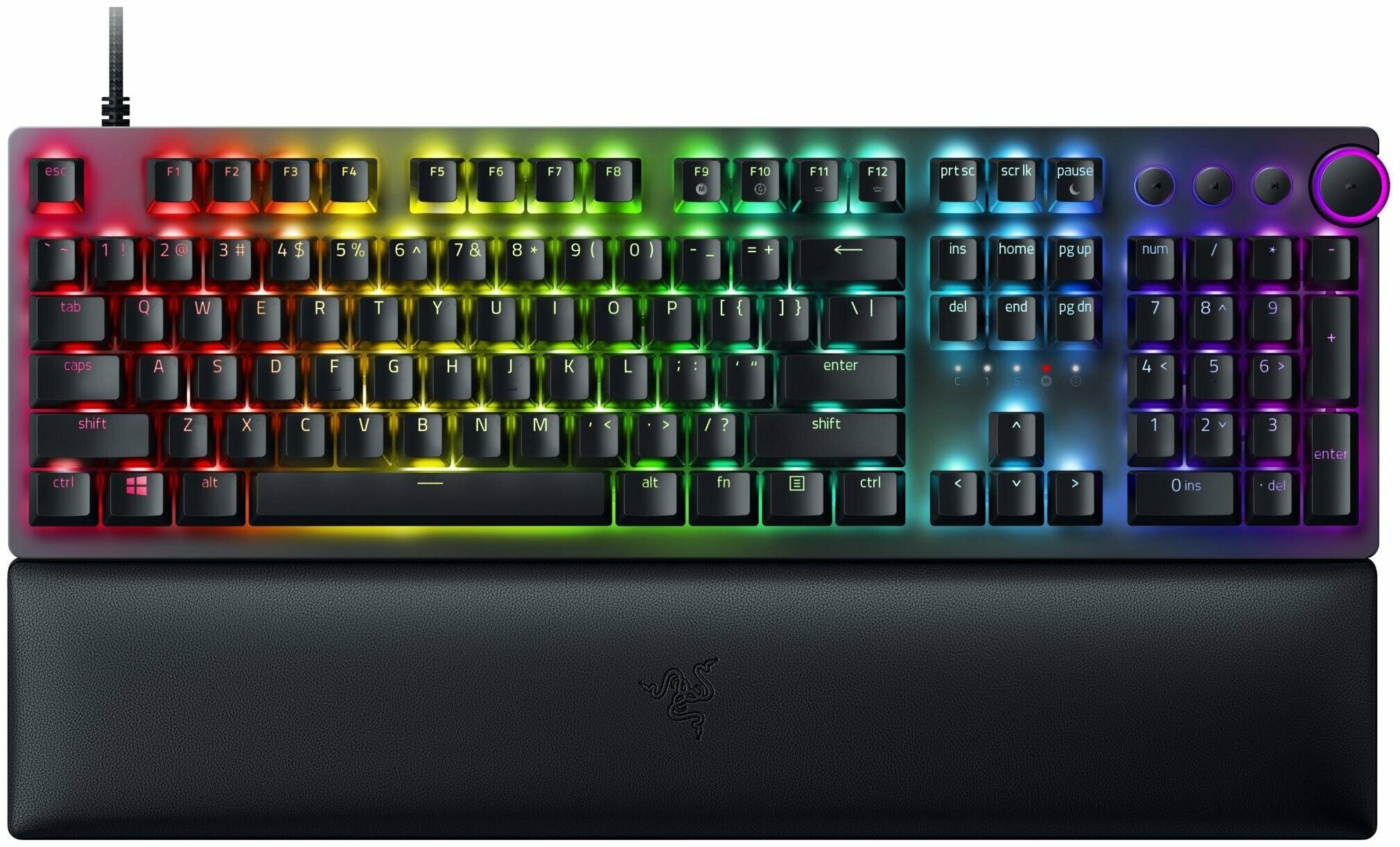 Клавиатура Razer Huntsman V2 (Red Switch) - Russian Layout Gaming Keyboard