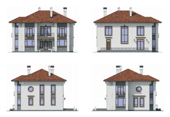 Проект дома Plans-40-97 (226 кв.м, поризованный камень) - фотография № 2