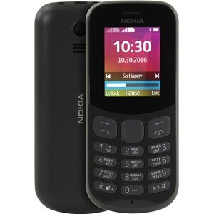 Телефон Nokia 130 Dual SIM Black (TA-1017) 8 Мб