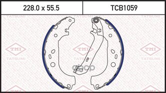 Колодки Тормозные Зад Ford Tourneo Connect/Transit 02-> TMI TATSUMI арт. TCB1059