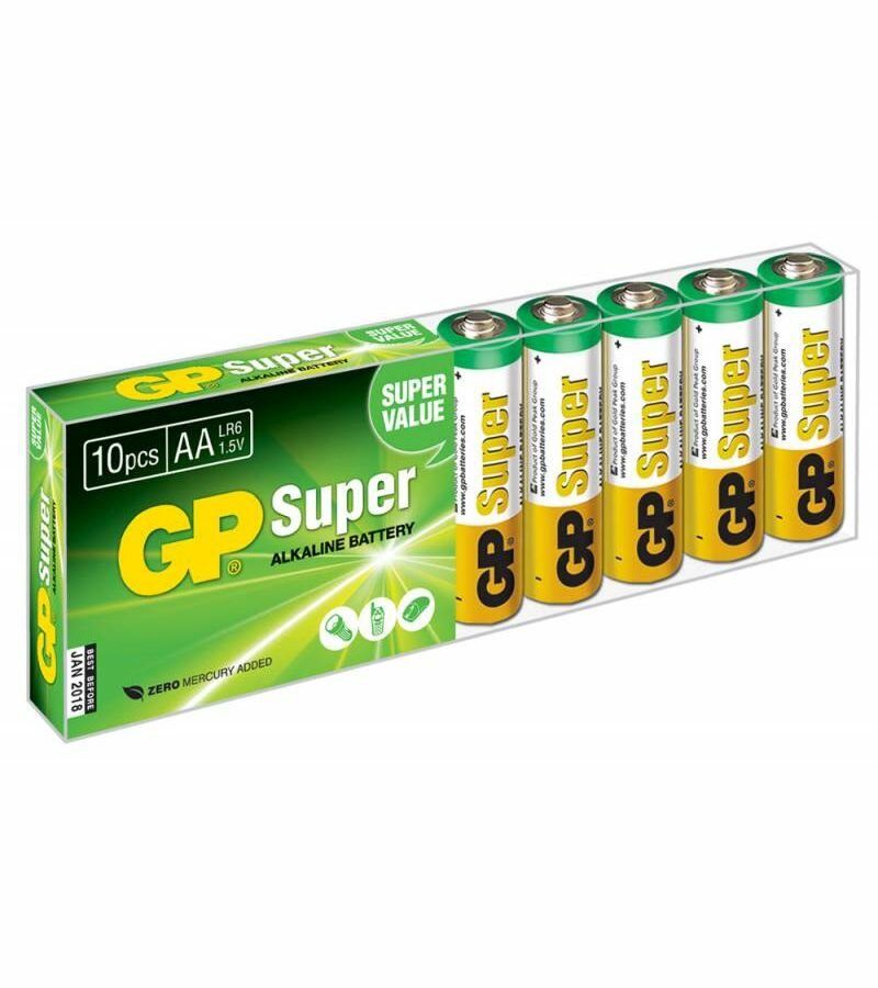 Батарейка GP Super Alkaline 15A LR6 AA (10шт.)