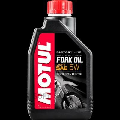 MOTUL 105924 Масло вилочное MOTUL Fork Oil light Factory Line 5W 1л